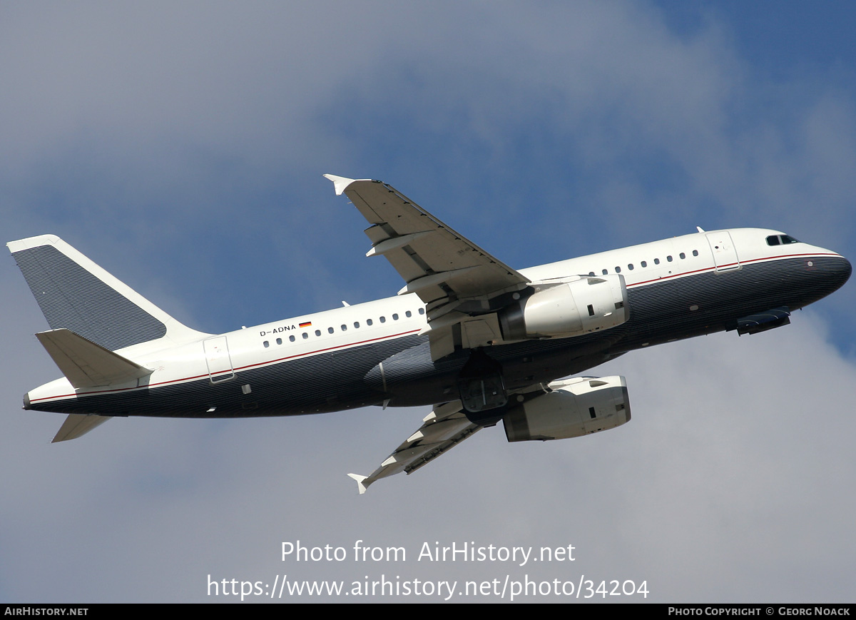 Aircraft Photo of D-ADNA | Airbus ACJ319 (A319-133/CJ) | AirHistory.net #34204