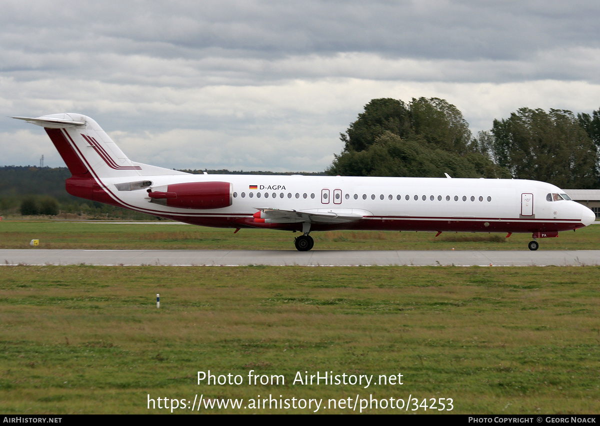 Aircraft Photo of D-AGPA | Fokker 100 (F28-0100) | Germania | AirHistory.net #34253