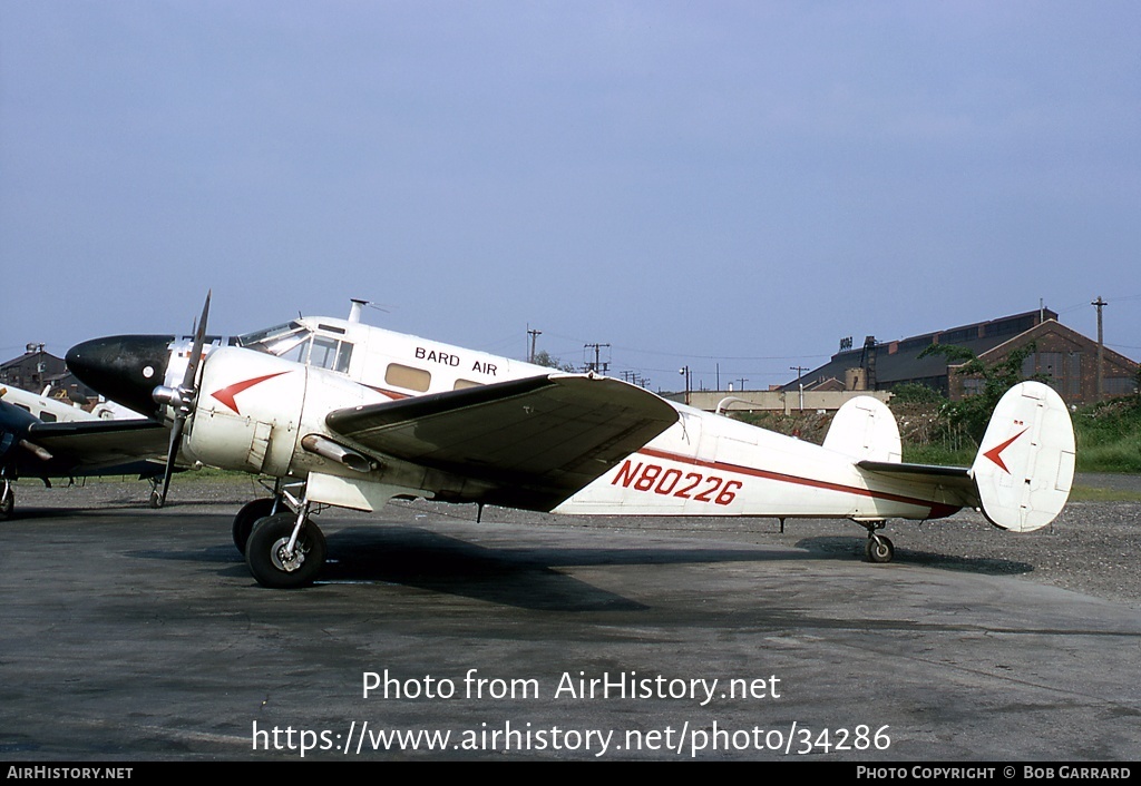 Aircraft Photo of N80226 | Beech D18S | Bard Air | AirHistory.net #34286