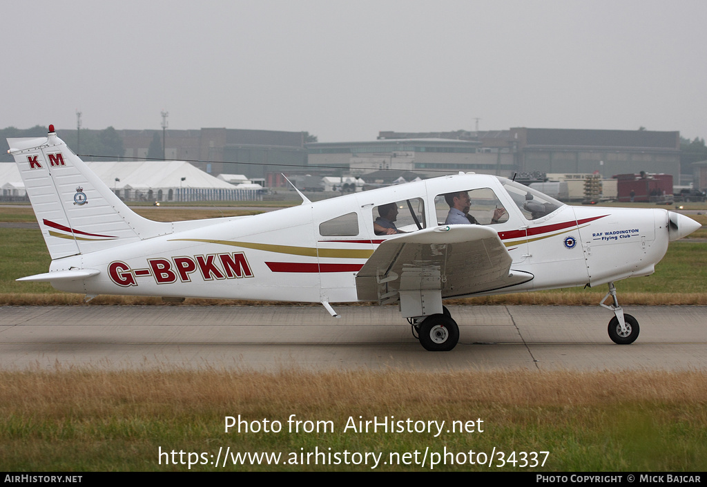 Aircraft Photo of G-BPKM | Piper PA-28-161 Warrior II | RAF Waddington Flying Club | AirHistory.net #34337