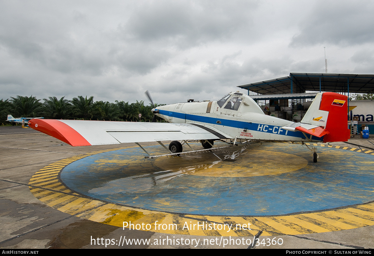 Aircraft Photo of HC-CFT | Thrush S2R-T34 Thrush 510P | Fumipalma | AirHistory.net #34360