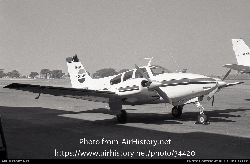 Aircraft Photo of VH-TYN | Beech D55 Baron | Capitol Motors | AirHistory.net #34420