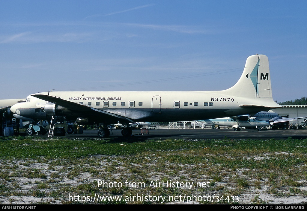 Aircraft Photo of N37579 | Douglas DC-6B | Mackey International Airlines | AirHistory.net #34433