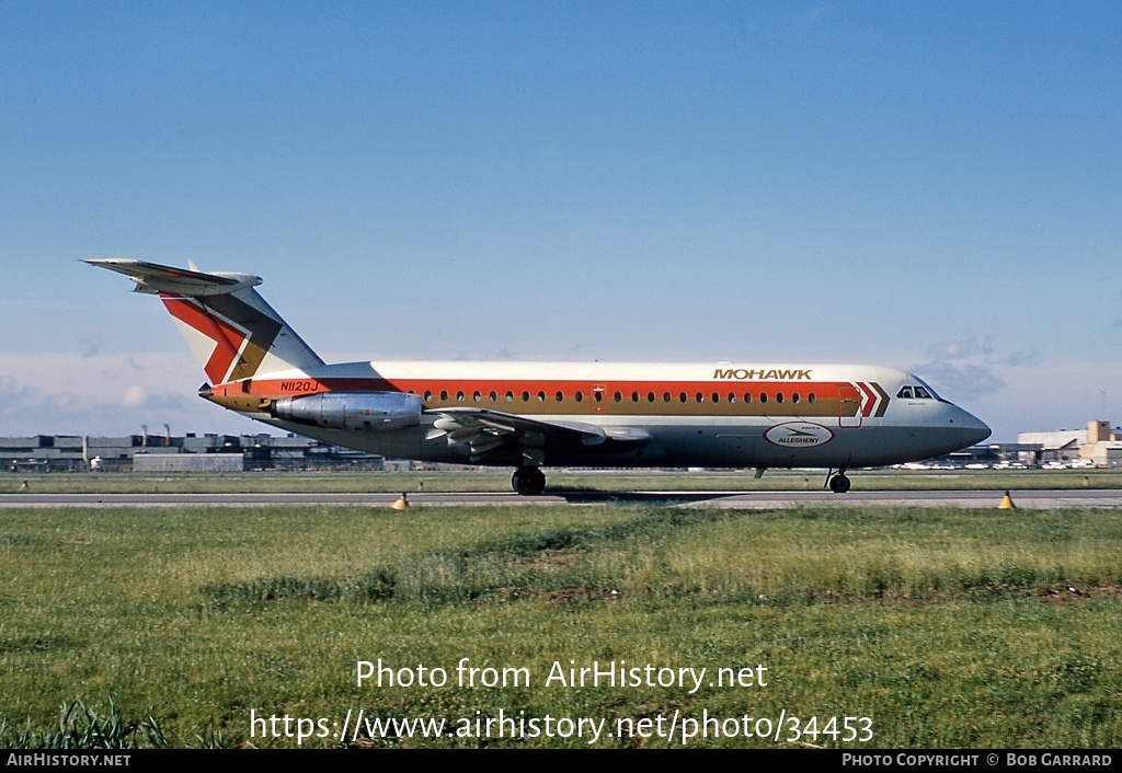 Aircraft Photo of N1120J | BAC 111-204AF One-Eleven | Mohawk Airlines | AirHistory.net #34453