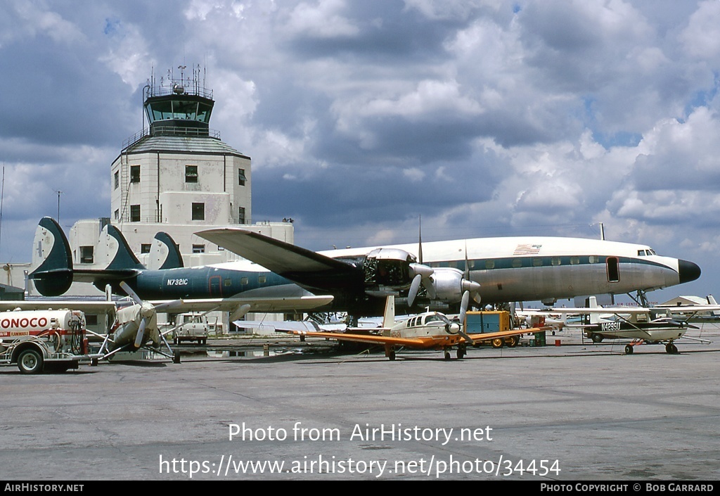 Aircraft Photo of N7321C | Lockheed L-1649A Starliner | AirHistory.net #34454