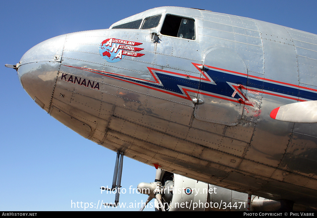 Aircraft Photo of VH-ABR | Douglas DC-3-G202A | Ansett Airways | AirHistory.net #34471