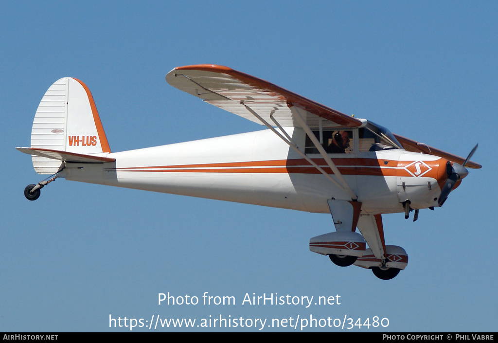 Aircraft Photo of VH-LUS | Luscombe 8A Silvaire | AirHistory.net #34480