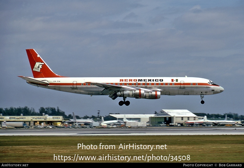 Aircraft Photo of XA-SIA | Douglas DC-8-51 | AeroMéxico | AirHistory.net #34508