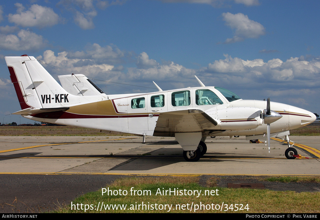 Aircraft Photo of VH-KFK | Beech 58 Baron | AirHistory.net #34524