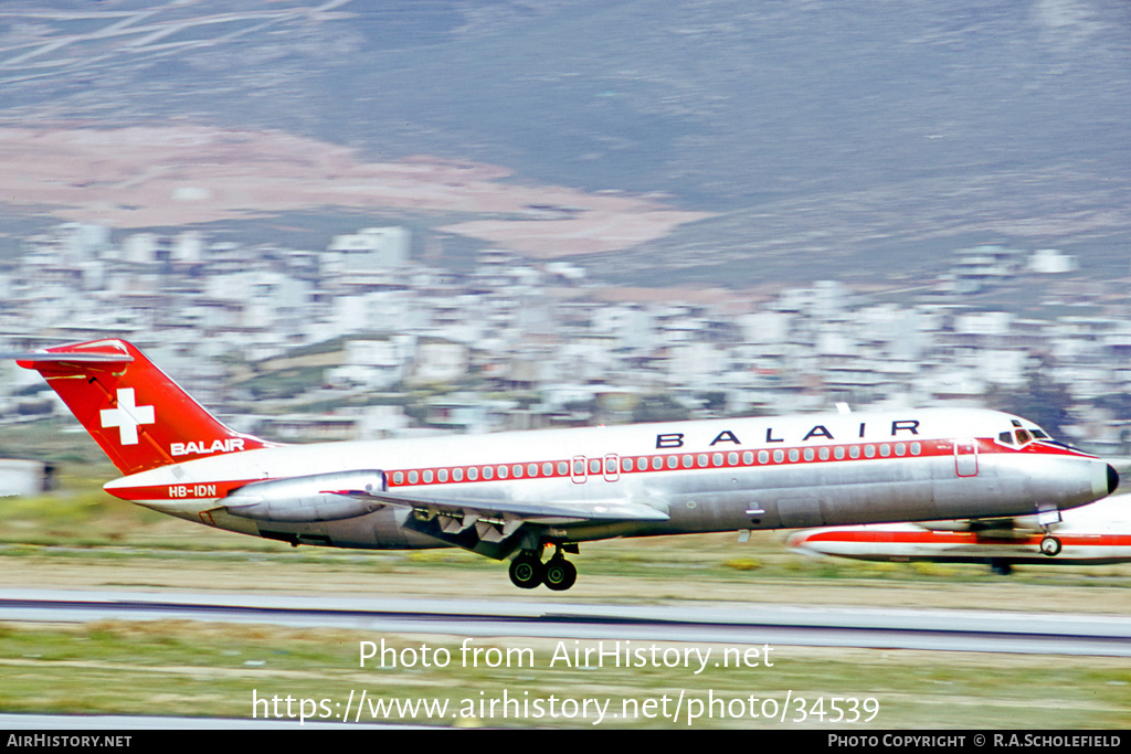 Aircraft Photo of HB-IDN | McDonnell Douglas DC-9-33CF | Balair | AirHistory.net #34539