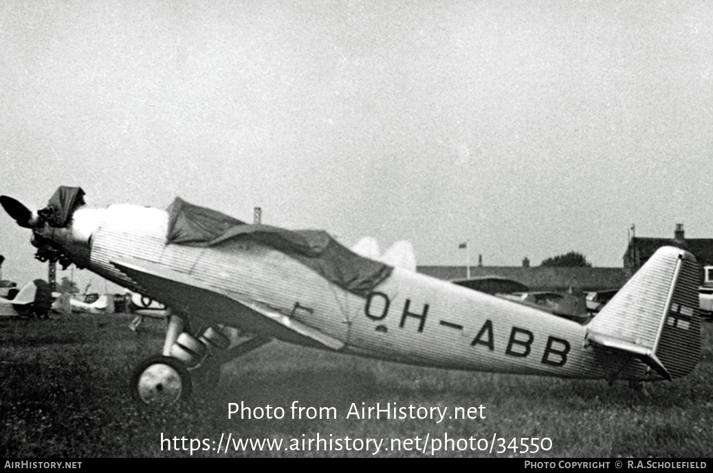 Aircraft Photo of OH-ABB | Junkers A 50 Junior | Major W.Bremer | AirHistory.net #34550