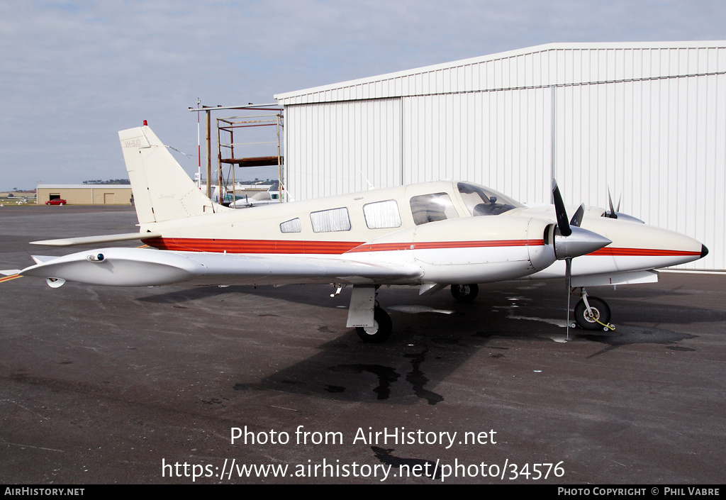 Aircraft Photo of VH-BJQ | Piper PA-34-220T Seneca III | AirHistory.net #34576