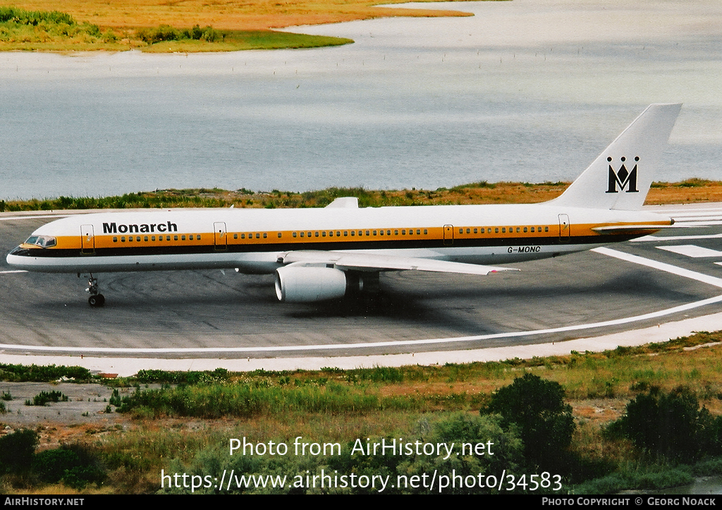 Aircraft Photo of G-MONC | Boeing 757-2T7 | Monarch Airlines | AirHistory.net #34583