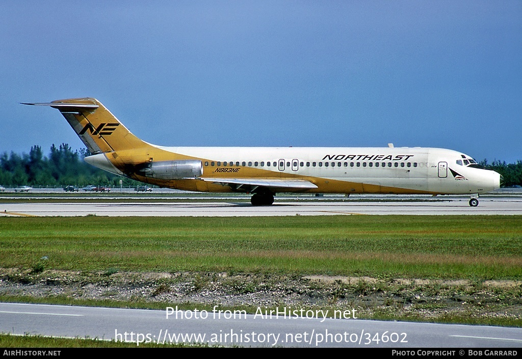 Aircraft Photo of N983NE | McDonnell Douglas DC-9-31 | Northeast Airlines | AirHistory.net #34602