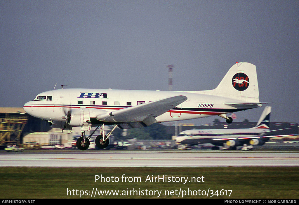 Aircraft Photo of N35PB | Douglas DC-3(A) | PBA - Provincetown-Boston Airline | AirHistory.net #34617