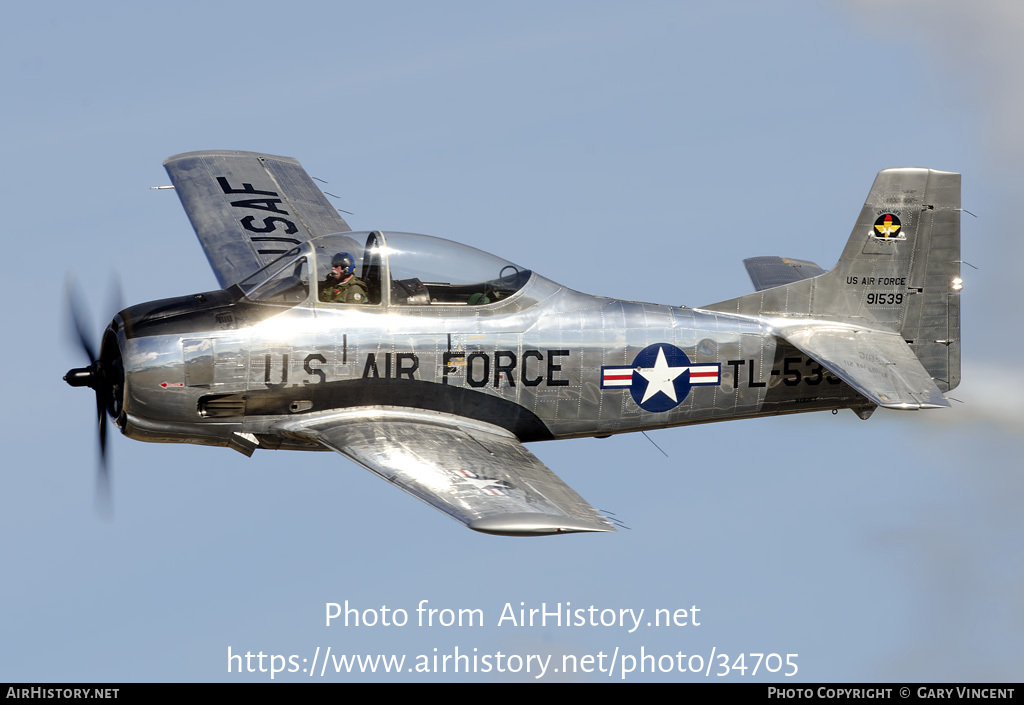 Aircraft Photo of N82FT / 91539 | North American AT-28D Nomad | USA - Air Force | AirHistory.net #34705