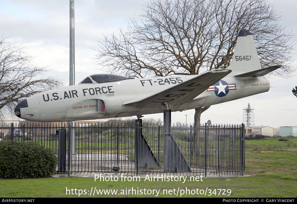 Aircraft Photo of 56467 | Lockheed TV-1 Shooting Star | USA - Air Force | AirHistory.net #34729