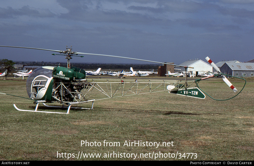 Aircraft Photo of VH-TZW | Bell 47G-5 | Helicopter Service Centre | AirHistory.net #34773