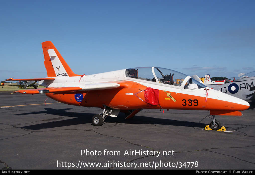 Aircraft Photo of VH-CBL / 339 | SIAI-Marchetti S-211 | Singapore - Air Force | AirHistory.net #34778