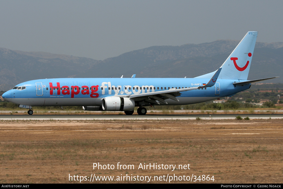 Aircraft Photo of D-AHFT | Boeing 737-8K5 | Hapagfly | AirHistory.net #34864