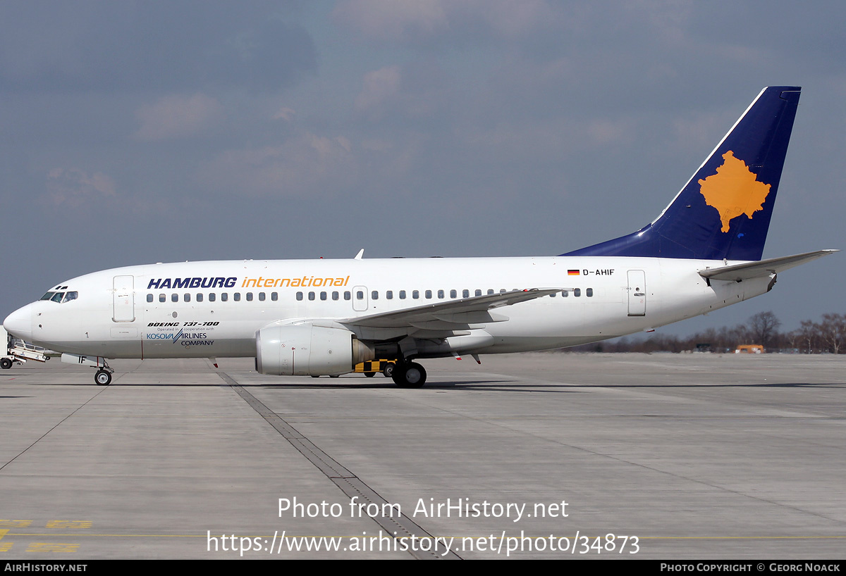 Aircraft Photo of D-AHIF | Boeing 737-73S | Hamburg International | AirHistory.net #34873