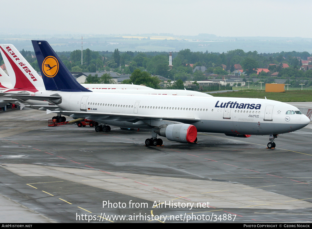 Aircraft Photo of D-AIAK | Airbus A300B4-603 | Lufthansa | AirHistory.net #34887