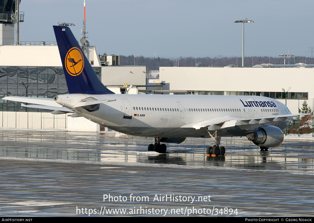 Aircraft Photo of D-AIAN | Airbus A300B4-603 | Lufthansa | AirHistory.net #34894