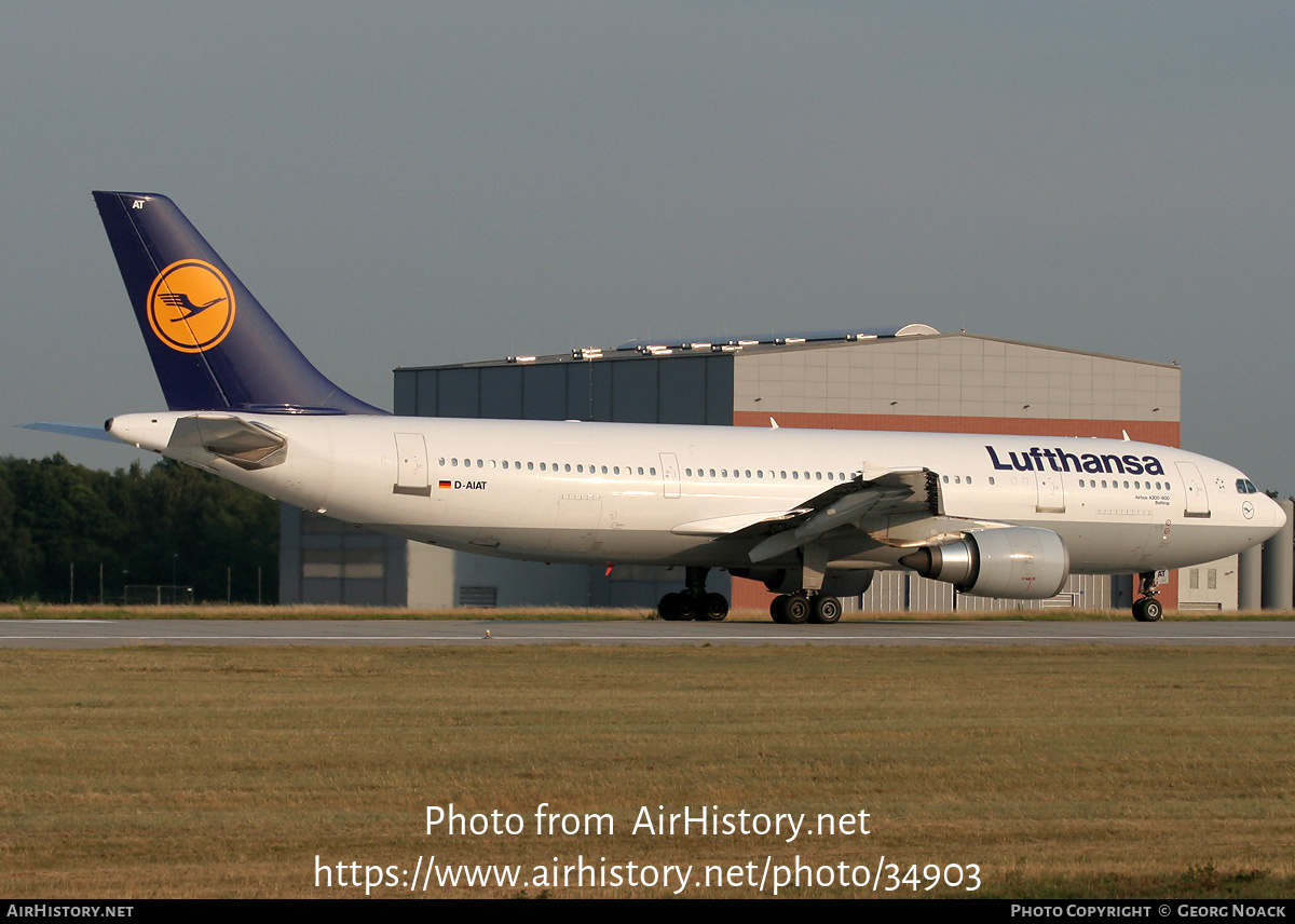 Aircraft Photo of D-AIAT | Airbus A300B4-603 | Lufthansa | AirHistory.net #34903