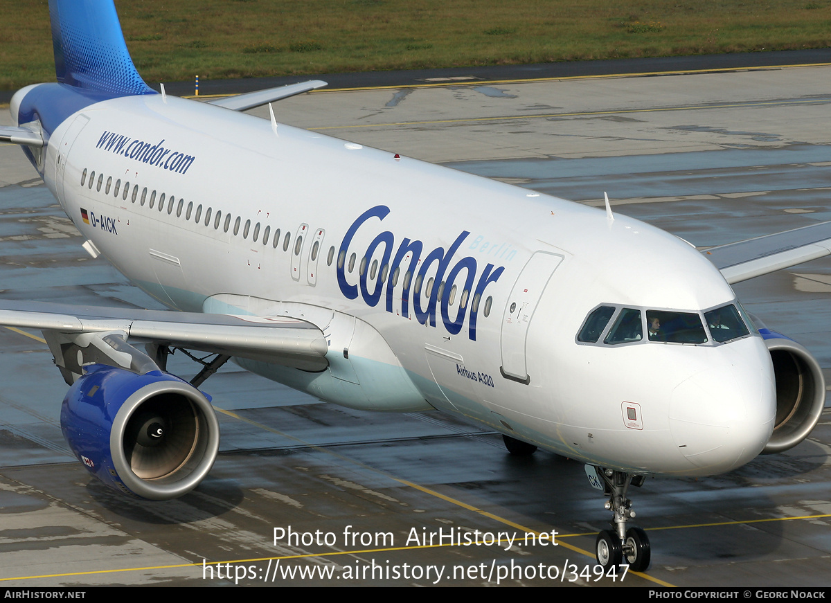 Aircraft Photo of D-AICK | Airbus A320-212 | Condor Flugdienst | AirHistory.net #34947