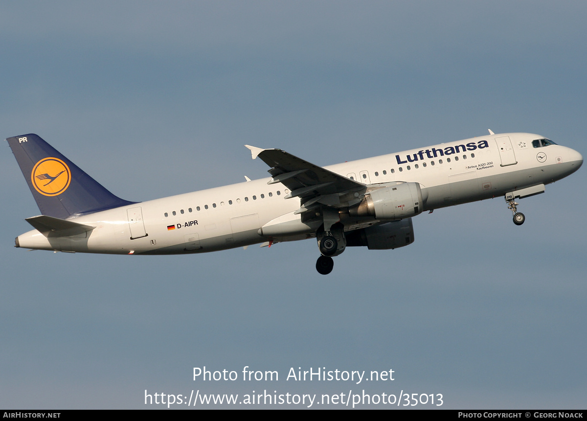 Aircraft Photo of D-AIPR | Airbus A320-211 | Lufthansa | AirHistory.net #35013