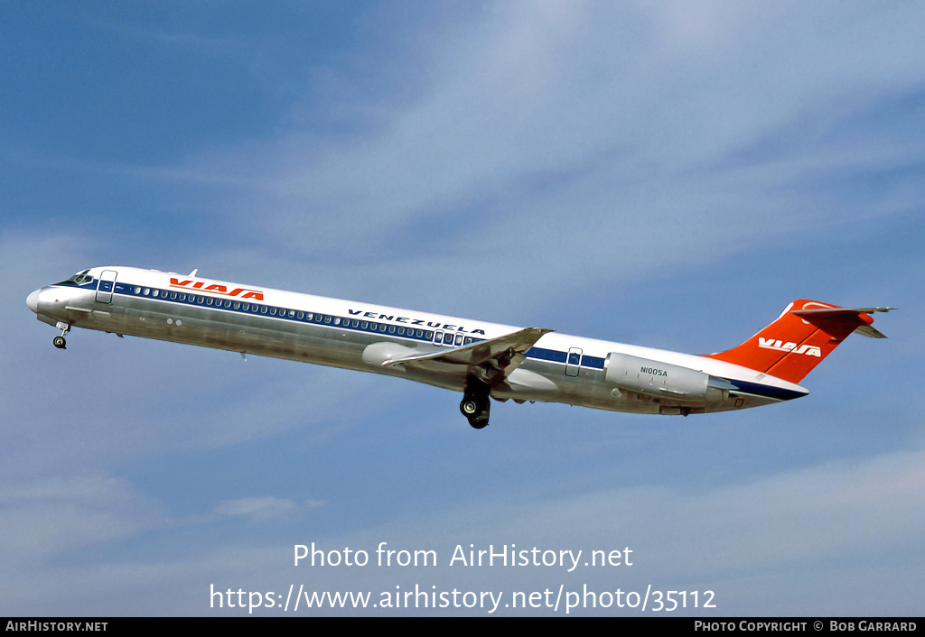 Aircraft Photo of N1005A | McDonnell Douglas MD-82 (DC-9-82) | Viasa | AirHistory.net #35112