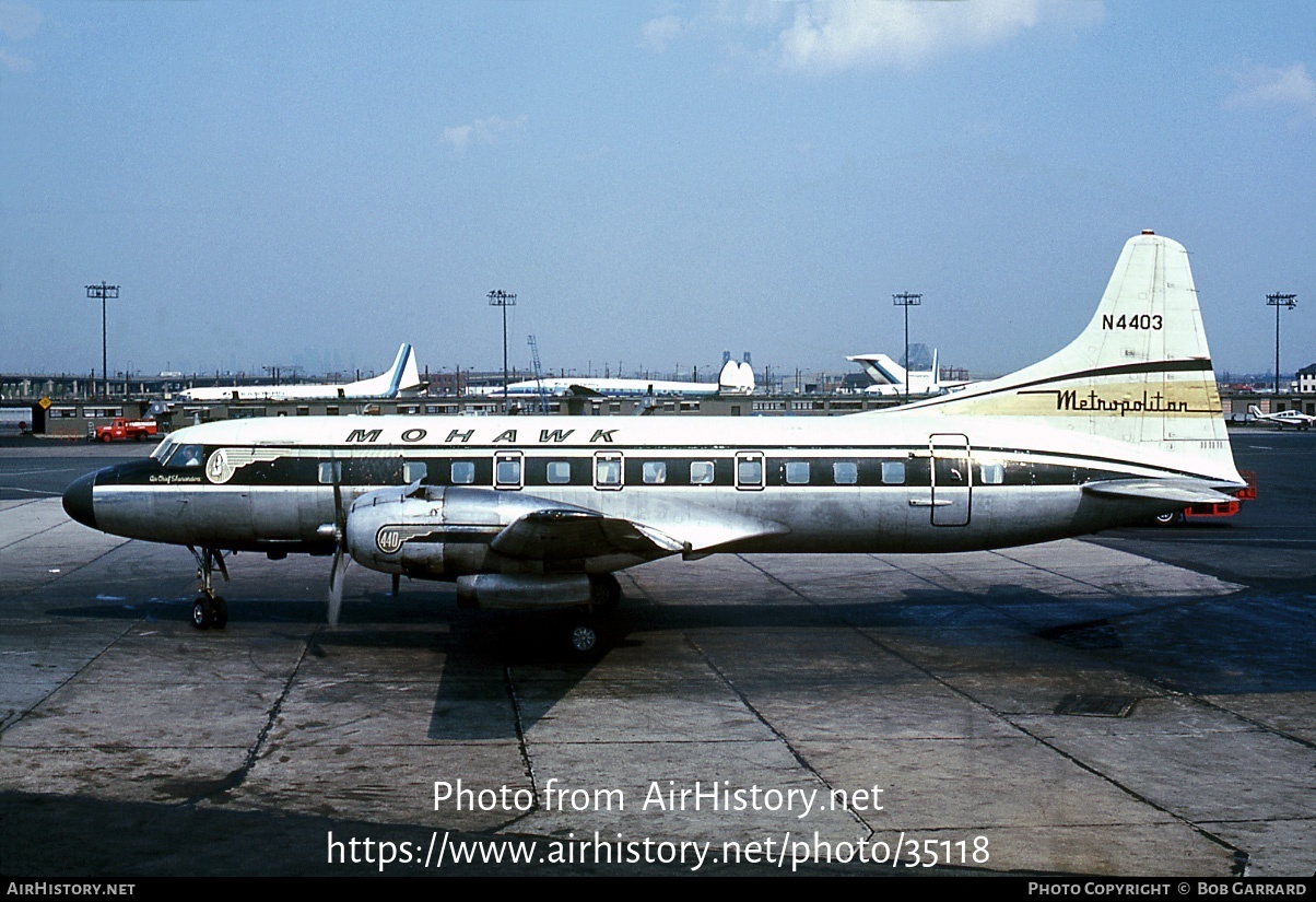 Aircraft Photo of N4403 | Convair 440-54 Metropolitan | Mohawk Airlines | AirHistory.net #35118