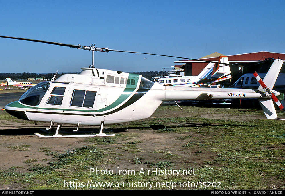 Aircraft Photo of VH-JVW | Bell 206B JetRanger II | AirHistory.net #35202