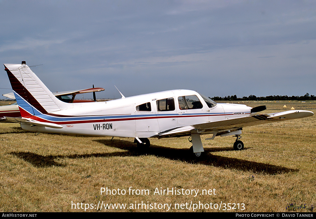 Aircraft Photo of VH-RQN | Piper PA-28R-201 Arrow III | AirHistory.net #35213