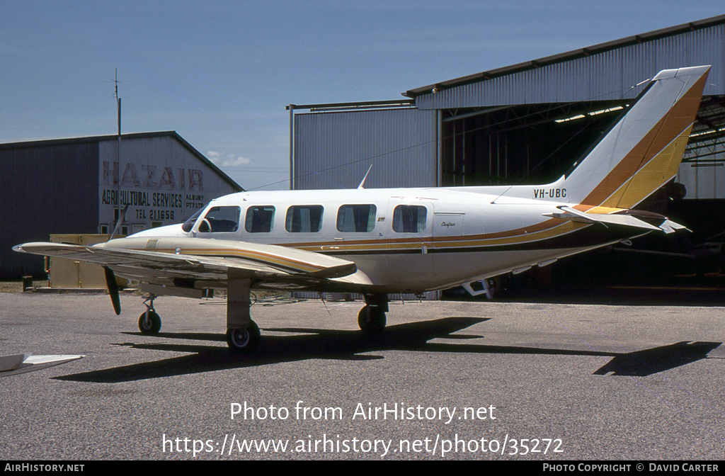 Aircraft Photo of VH-UBC | Piper PA-31-350 Navajo Chieftain | AirHistory.net #35272