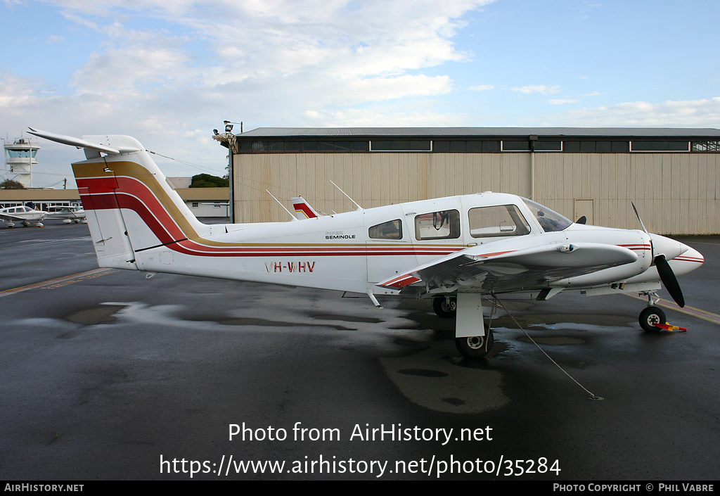 Aircraft Photo of VH-WHV | Piper PA-44-180 Seminole | AirHistory.net #35284