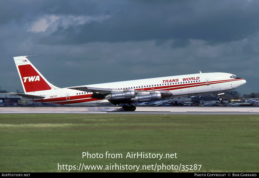 Aircraft Photo of N8737 | Boeing 707-331B | Trans World Airlines - TWA | AirHistory.net #35287