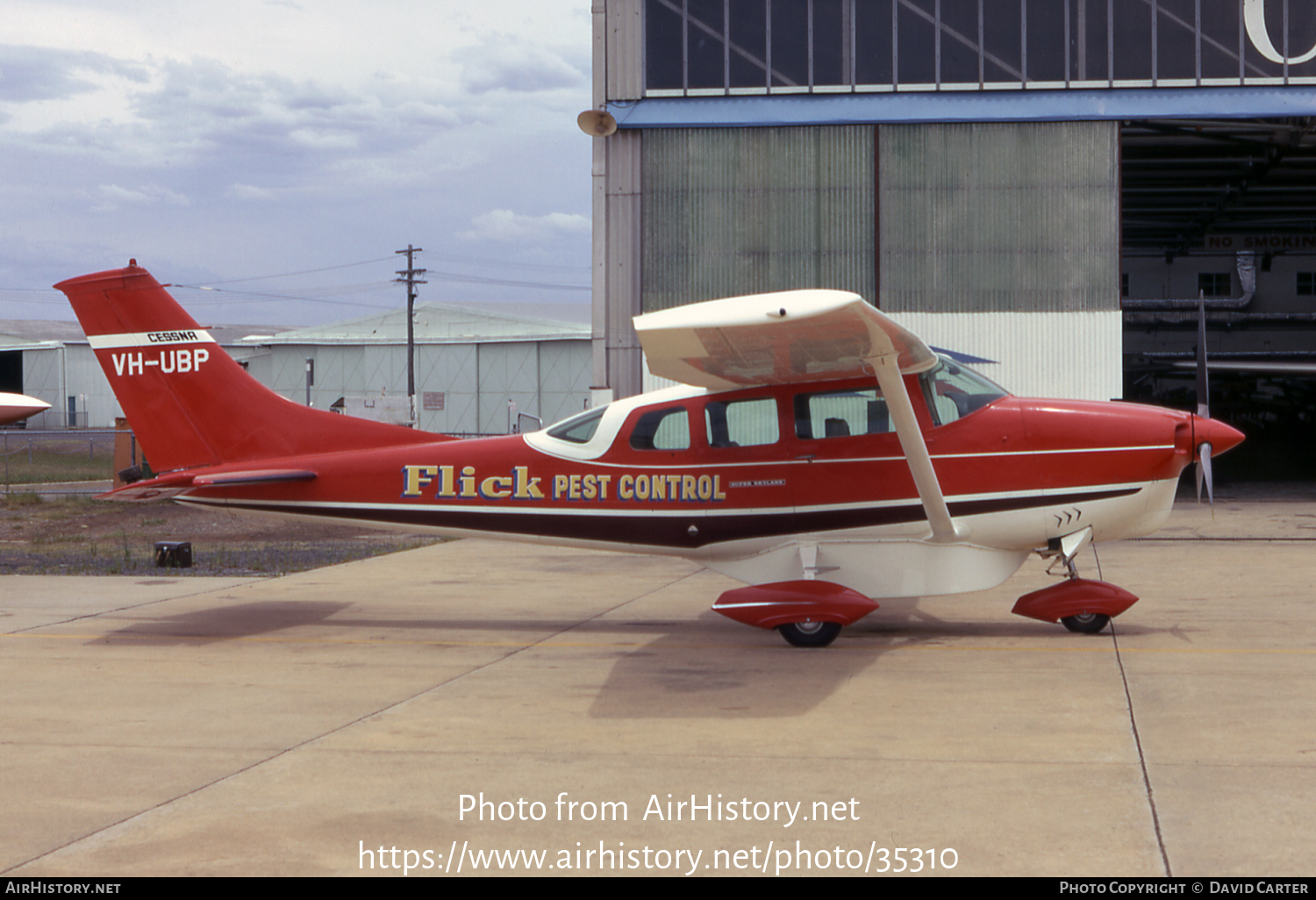 Aircraft Photo of VH-UBP | Cessna P206D Super Skylane | Flick Pest Control | AirHistory.net #35310