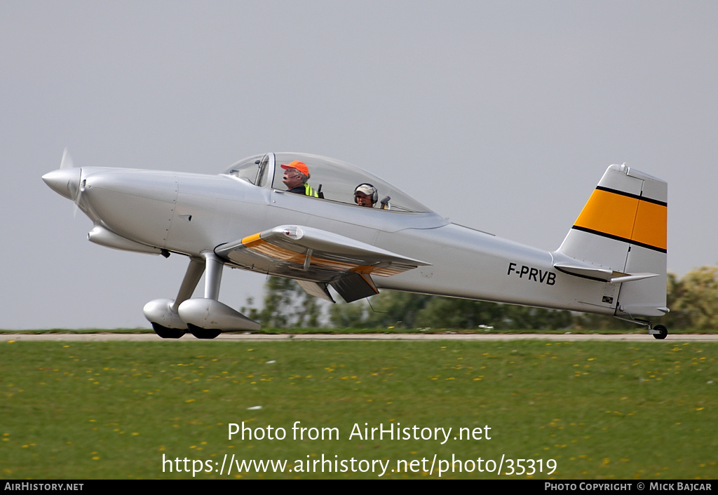 Aircraft Photo of F-PRVB | Van's RV-8 | AirHistory.net #35319