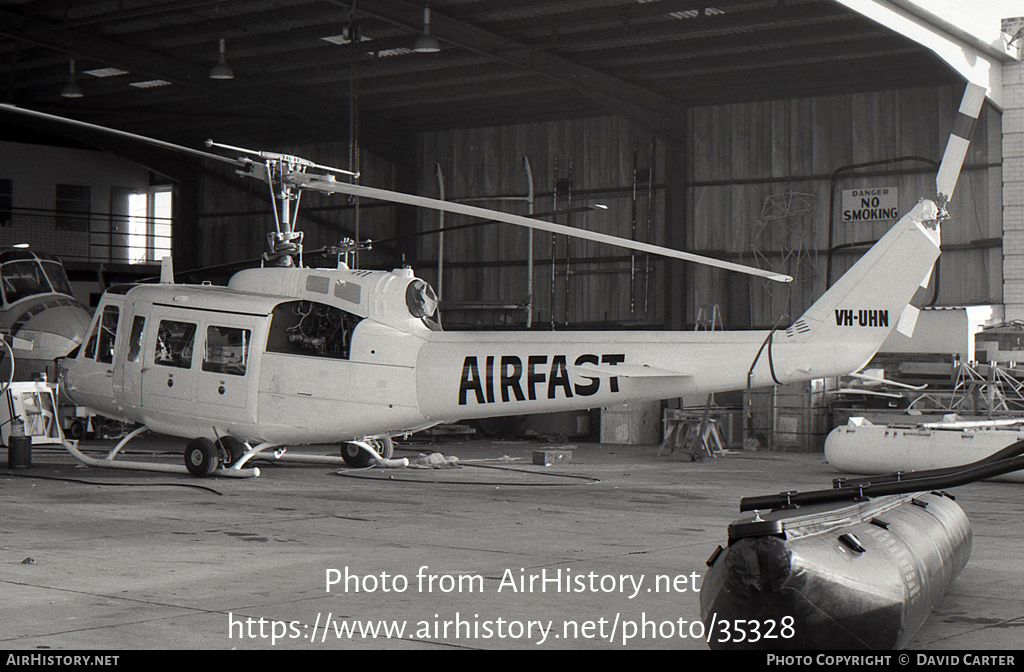 Aircraft Photo of VH-UHN | Bell 205A-1 | Airfast Charter | AirHistory.net #35328