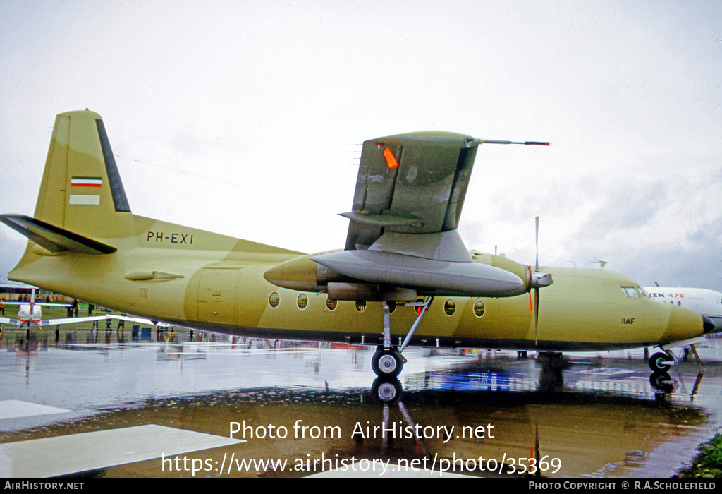 Aircraft Photo of PH-EXI | Fokker F27-400M Troopship | Iran - Air Force | AirHistory.net #35369