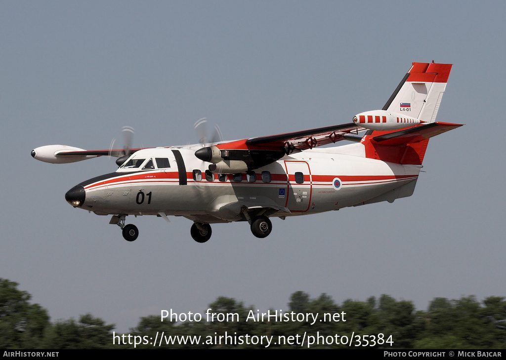 Aircraft Photo of L4-01 | Let L-410UVP-E Turbolet | Slovenia - Air Force | AirHistory.net #35384