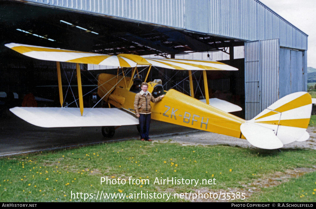 Aircraft Photo of ZK-BFH | De Havilland D.H. 82A Tiger Moth II | White Island Airways | AirHistory.net #35385