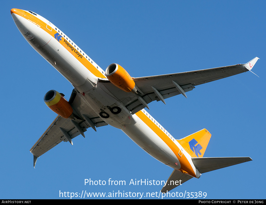 Aircraft Photo of D-ATUF | Boeing 737-8K5 | Hapag-Lloyd | AirHistory.net #35389