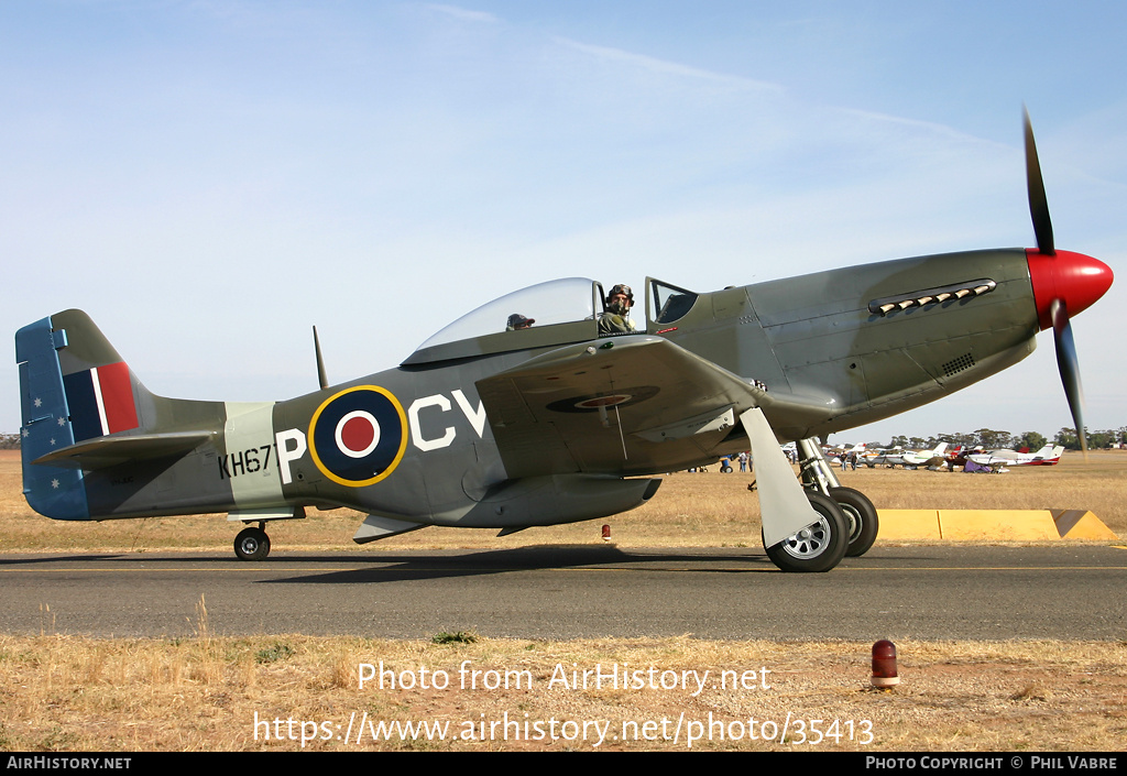 Aircraft Photo of VH-JUC / KH677 | Commonwealth CA-18 Mustang 21 (P-51D) | UK - Air Force | AirHistory.net #35413