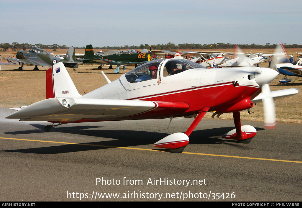 Aircraft Photo of VH-TAQ | Van's RV-6 | AirHistory.net #35426