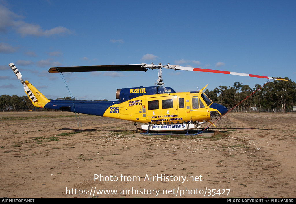 Aircraft Photo of N281JL | Bell 214B-1 Biglifter | McDermott Aviation | AirHistory.net #35427