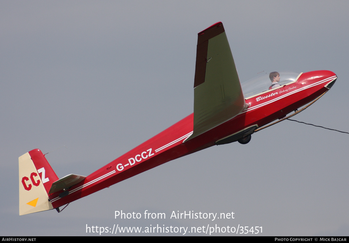 Aircraft Photo of G-DCCZ | Schleicher ASK-13 | Bicester Gliding Centre | AirHistory.net #35451