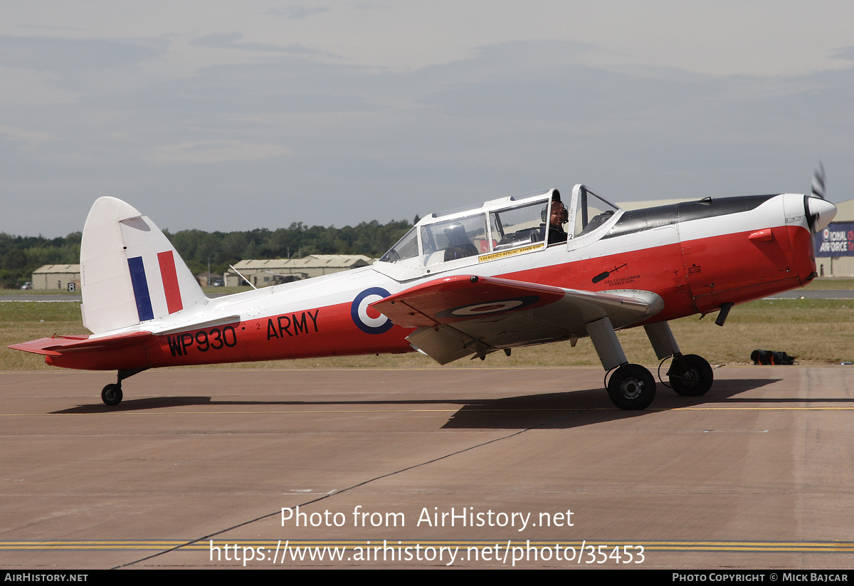 Aircraft Photo of G-BXHF / WP930 | De Havilland DHC-1 Chipmunk Mk22 | UK - Army | AirHistory.net #35453