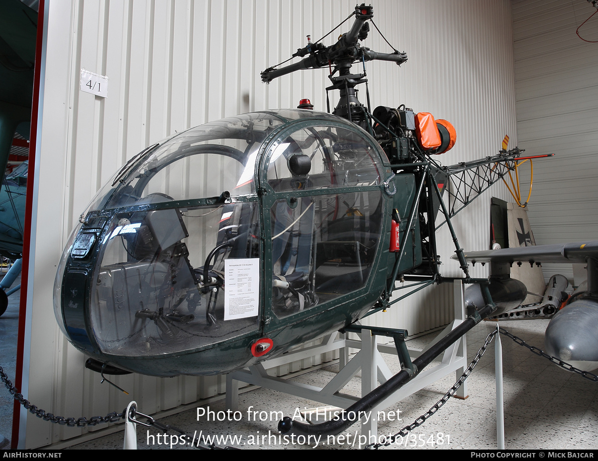 Aircraft Photo of D-HBUR | Sud SE-3130 Alouette II | Bundesgrenzschutz | AirHistory.net #35481